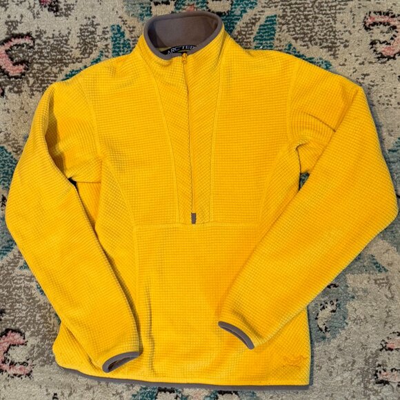 Arc'teryx Tops - Arc'teryx Yellow Quarter Zip Pullover Fleece Womens S